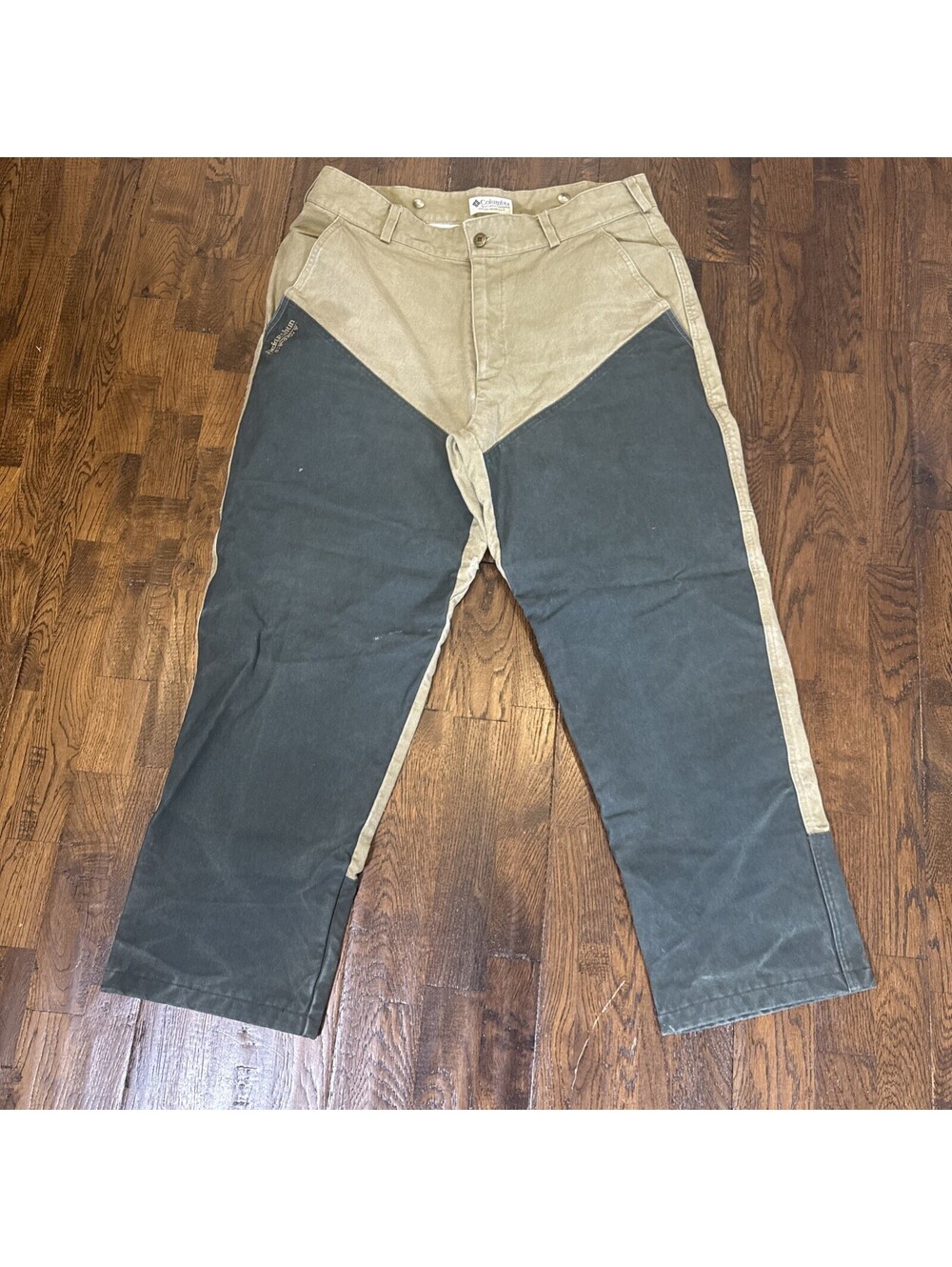 Columbia Briarshun Stout Hunting Brush Pants Mens 38 x 30 Canvas Tan